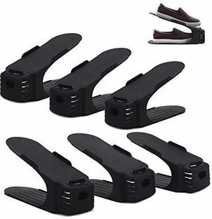 HARISWARUP Adjustable Shoe Slots Organizer, Shoe Storage Rack Space Saver Rack ,Shoe Shelf Plastic Shoe Stand