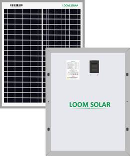 LOOM SOLAR 20 Watt - 12 Volt Solar Panel