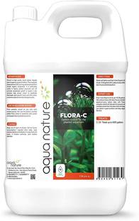 Aquanature Flora-C Carbon Source for Planted Aquarium (1Ltr) Aquatic Plant Fertilizer