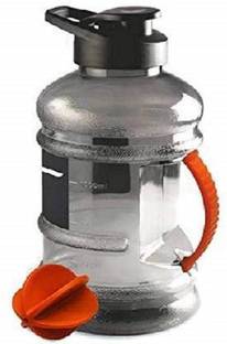 Esscage Gym Water Shaker Sports Gallon Bottle 1.5 L with Mixer Ball and Strainer 1500 ml 1500 ml Plastic Shaker