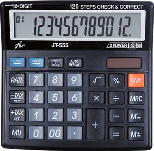 jito JT-555 GST & Tax 120 steps Check and Correct 1 Year Warranty Basic  Calculator
