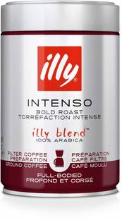 Illy Intenso Bold Roast Ground Coffee (Filter Coffee),250g Roast & Ground Coffee