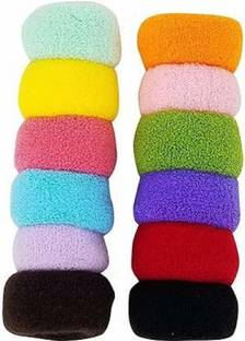 ShoppingDreams Hair Rubber Bands Hair Bands Cotton Elastic Rubber Bands Accessories Rubber Band