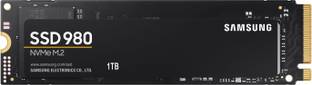 SAMSUNG 980 1 TB Laptop, Desktop Black PCIe NVMe Internal Solid State Drive (SSD) (MZ-V8V1T0BW)