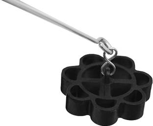 Hopedwell Achu Murukku Achappam Rose Cookie Maker Achappam Mould with Heat Resistance Handle 0.2 kg Roaster