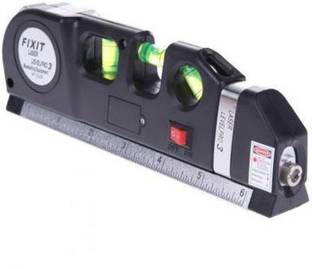Rangwell Level Laser Horizon Vertical Measure Tape Aligner Bubbles Ruler,Laser Level Pro Multipurpose Non-magnetic Engineer's Precision Level