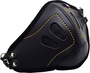 ZAMBET ANTI POLLUTION LEATHER FACE MASK BLACK 01 Washable Cloth Mask