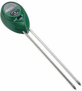 ujas 3 in 1 Soil Moisture Light and pH/Acidity Meter Hydroponic Plant Tester Thermometer Round Soil Plant Care 1 Water Moisture Hydroponic Plants Soil Sensor PH Light Meter, Acidity Tester Thermo Hydrometer Soil for Garden All-in-One Analog Moisture Measurer