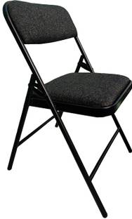 THE EMPORIUM HEALTH Folding Chair for Home/Study Chair and Restaurant Chair (Black) Metal Outdoor Chair