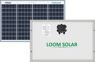 LOOM SOLAR 40 Watt 12 Volt Solar Panel