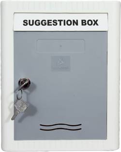 AURA PLAST Key Lock (Grey Color) Plastic Suggestion Box Suggestion Box