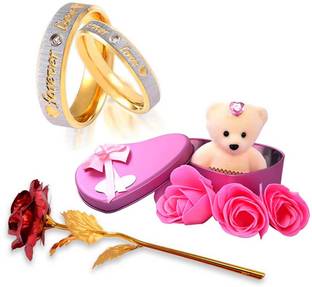 University Trendz Jewelry, Artificial Flower, Soft Toy Gift Set