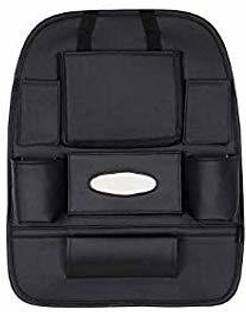Mayjai PU Leather Multi Pocket Car Hanging Organizer for Backseat (Pack of 1) Car Multi Pocket