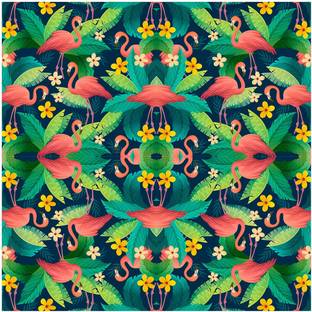 BPDESIGNSOLUTION 41 cm x 162 cm Waterproof Floral & Botanical Vinyl Wallpaper