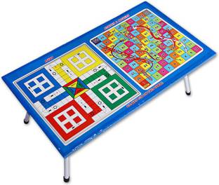 Stepping Stones Ludo snakes ladders game 2 in 1 lapttop study table game Educational Board Games