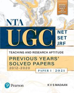 Nta UGC Net/Set/Jrf Teaching and Research Aptitude, Previous Years' 2021