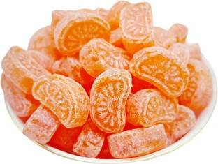 ORGANIC NATURE Orange Candy (Narangi Flavour) (400 Gram) Orange Candy