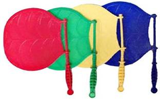 KEYOSHOP Solid Multicolor Hand Fan