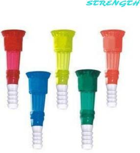 Strength RSDF-85 PVC Rubber Pipe Jointer / Supporter for 1/2 Inch Tap (Multi color) Hose Pipe- (Pack of 5 pcs) Hose Connector