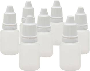 HOMEOTRADE 100 PCS 10ml Empty Plastic Eye Liquid Dropping Bottles (100 PCS) 10 ml Bottle Laboratory Dropper Bottle
