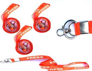 Rajeshwari clothing PRESS PRINTED LANYARD/PRESS RIBBON PACK OF THREE Lanyard