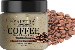 SAHSTRA Advance Coffee & Coconut Face Scrub Helps Cleanse, Hydrates & Restore Scrub