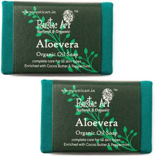 RUSTIC ART Organic Aloe Vera Soap