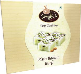 Singla Sweets Pista Badam Burfi Special Festive Gift Box