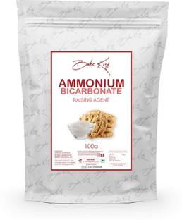 Bake King Raising Agent Ammonium Bicarbonate 100G, Ammonium Bicarbonate for Biscuits Food Grade - Ammonium Bicarbonate for Baking Cookies and Biscuits, Ammonium Bicarbonate Raising Agent 100GM Raising Ingredient Powder