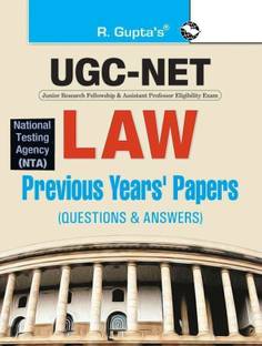UGC-Net Law Previous Years Papers (Paper I, II & III) 2024 Edition