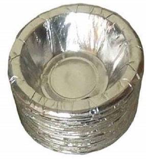 KAM HOME Paper Serving Bowl Disposable Donas/Serving Bowl 160 GSM, 6 Inches Paper Plates Disposable