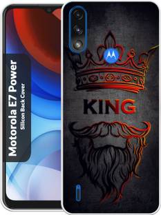 King Maker Back Cover for Motorola Moto E7 Power Back Cover