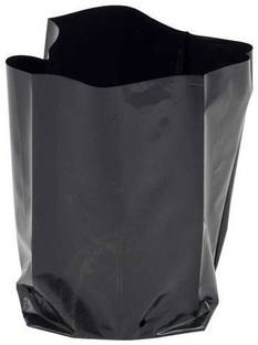 Go Garden Plastic UV Protected Poly Grow Nursery Plant Bags , Plant Container , Grow Bags for Home Garden (Black , 8 x 10 inch) Pack of 300 QTY BAGS Grow Bag