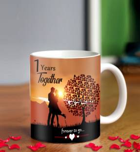 ME&YOU Happy 1th Marriage Anniversary 1 years love Ceramic Coffee Ceramic Coffee Mug