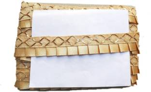 MARUTI KRUPA ENTERPRISE MAKE BEIGE COLOR 9 METER LENGTH RUFFLED Cotton Blend Saree Falls