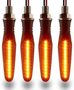 Autofledge Front, Rear, Side LED Indicator Light for Bajaj, Bullet, Datsun, Hero, Honda, KTM, Kawasaki, Royal Enfield, TVS, Universal For Bike, Yamaha 3 Series, 4 Series, 5 Series, 6 Series