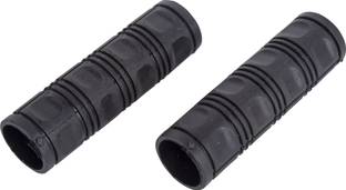 aksmit Anti Slip Motorcycle Grip Cover 7/8 Inch Handle Grip Rectangular Emboss Black ForHF Deluxe_HB321 Handle Bar Grip For Hero Universal For Bike