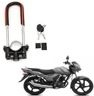 BRPEARl Bike Front Shocker Wheel Lock-163 Bike Front U-Type Anti Theft Wheel Lock For TVS Star City Wheel Lock