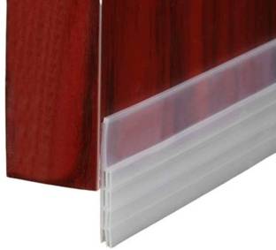 Breewell Door sealing strip for home, Air Gap Silicone Shield Waterproof Weather-Strip Self-Adhesive Window/Door Tape for Seal, Cockroach Insect Bugs Stopper |1 meter Transparent Door sealing strip for home, Air Gap Silicone Shield Waterproof Weather-Strip Self-Adhesive Window/Door Tape for Seal, Cockroach Insect Bugs Stopper |1 meter Transparent Door Mounted Door Stopper