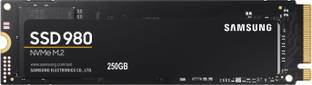 Samsung 980 250 GB Laptop, Desktop Black PCIe NVMe Internal Solid State Drive (SSD) (MZ-V8V250BW)