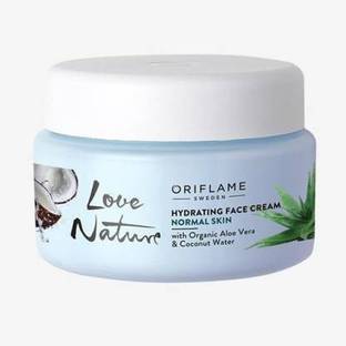 Oriflame Sweden love nature hydrating face cream normal skin with aloe vera & coconut water