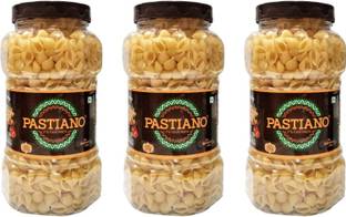 PASTIANO Shells Durum Wheat Pasta Jar- Pack of 3 X500 gms Shell Pasta