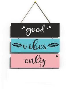 Crafts World GOOD VIBES ONLY WALL HANGING