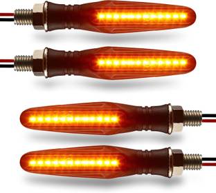 Autofledge Front, Rear, Side LED Indicator Light for Universal For Bike Universal For Bike