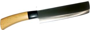 ifrazon 1 Pc Stainless Steel Knife YING Multi-Purpose Chef Knife And Kitchen Knife High Quality Ceramic Steel Blade Lasting Sharp 7x2 inches Knives for Cutting Fruits, Vegetable, Meat, Etc.. Wood Handle