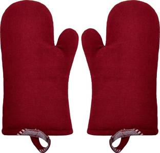 SBN Newlifestyle Maroon Polycotton Kitchen Linen Set