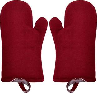 SBN Newlifestyle Maroon Polycotton Kitchen Linen Set