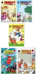 Best Of Tinkle Double Digest Comic Books Pack Of 5(Amar Chitra Katha) Assorted Collection