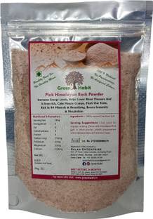ग्रीनहैबिट हिमालयन 1 Kg पैक, रॉक साल्ट पाउडर हिमालयन पिंक सॉल्ट
