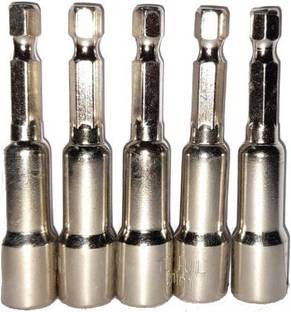 Tuftul Magnetic NUT Setter 8X65MM Screwdriver Bit Set